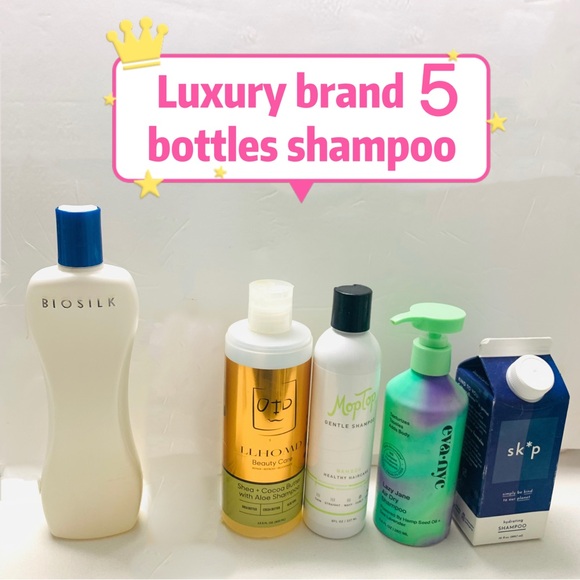 Luxury Shampoo from BioSilk, EvaNYC, MopTop, Sk*p, LLHOMD. Bundle Lot of 5 - Picture 1 of 6